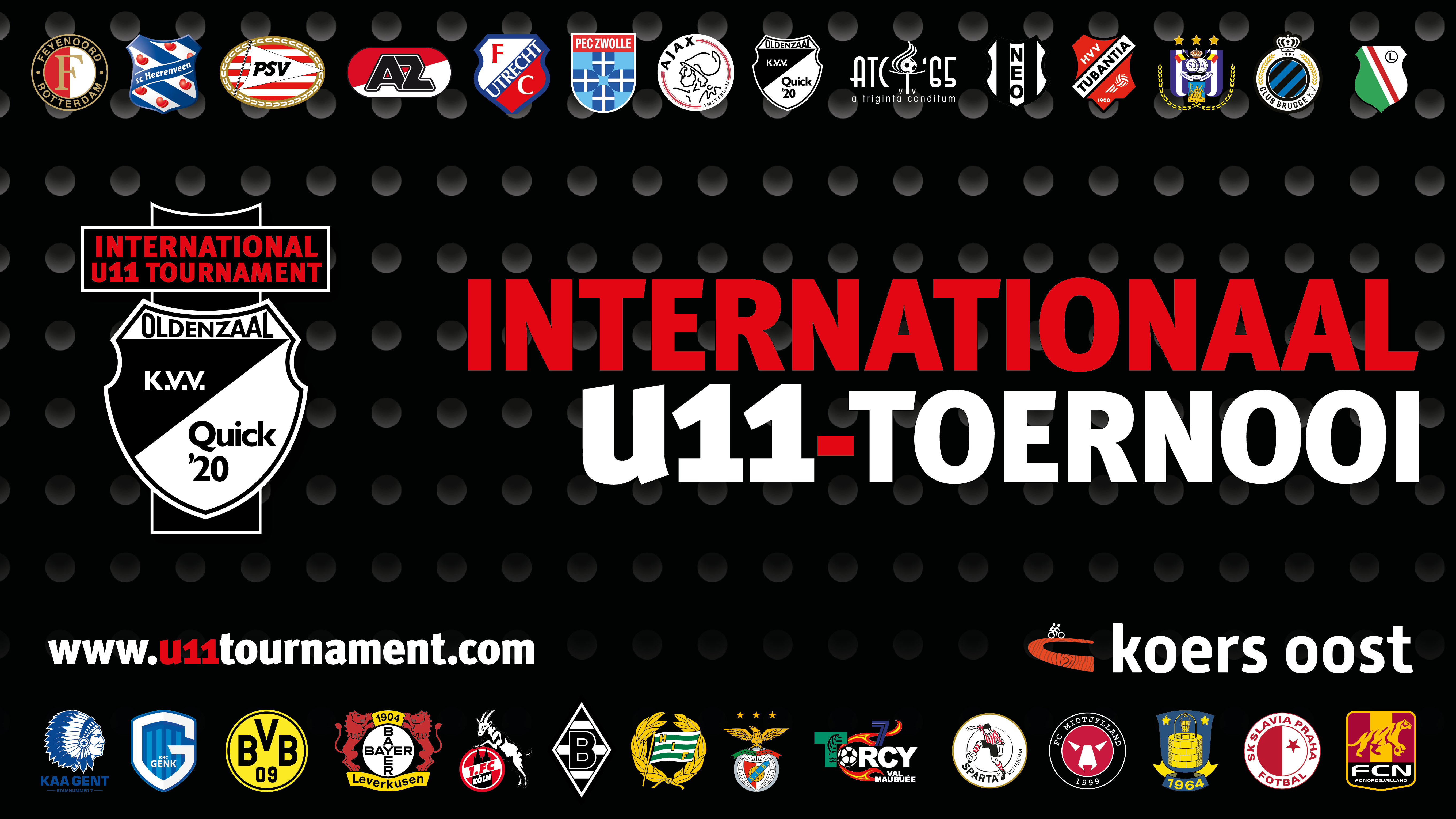 10de Jubileumeditie Internationaal U11 Toernooi met top deelnemersveld